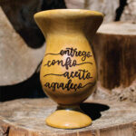 Gravação Laser em Cuia de Madeira Imbuia Taça