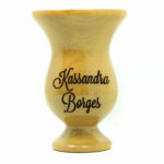 Gravação Laser em Cuia de Madeira Imbuia Taça