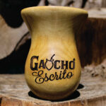 Gravação Laser em Cuia de Madeira Imbuia Bago