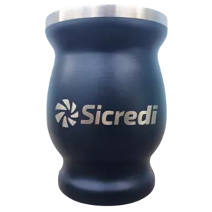 Gravção em Cuias Térmicas Inox