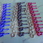 Corte e Gravação a Laser em Chaveiros de Acrilico