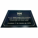 Gravação a Laser em Placas de ACM Identificação Externa