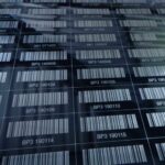 Gravação a Laser em Placas de ACM Código de Barras