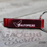 Gravação a Laser Em Chaveiro Aluminio Anodizado Colorido Fábrica