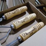 Gravação a Laser em Espetos com Cabo em Madeira Personalizado CO2
