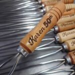 Gravação a Laser em Espetos com Cabo em Madeira Cabo Logomarca