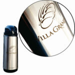 GRavação a Laser em Garrafa Térmica Inox