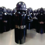 Gravação a laser em squeezes inox preto