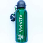 Gravação a laser em squeezes inox verde